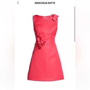 Marchesa Notte appliqué dress. Size 6. From Saks Fifth Avenue